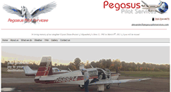 Desktop Screenshot of pegasuspilotservices.com